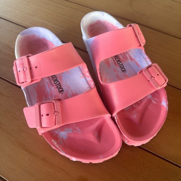Birkenstock Shoes - Birkenstock Arizona Women Coral Sandals